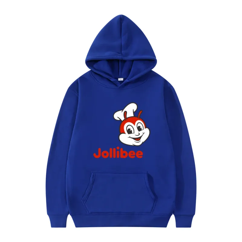 Jollibee Hoodies Γυναικεία ανδρική φούτερ μπλούζες Χειμερινό φθινόπωρο Hip Hop Πουλόβερ Unisex Streetwear