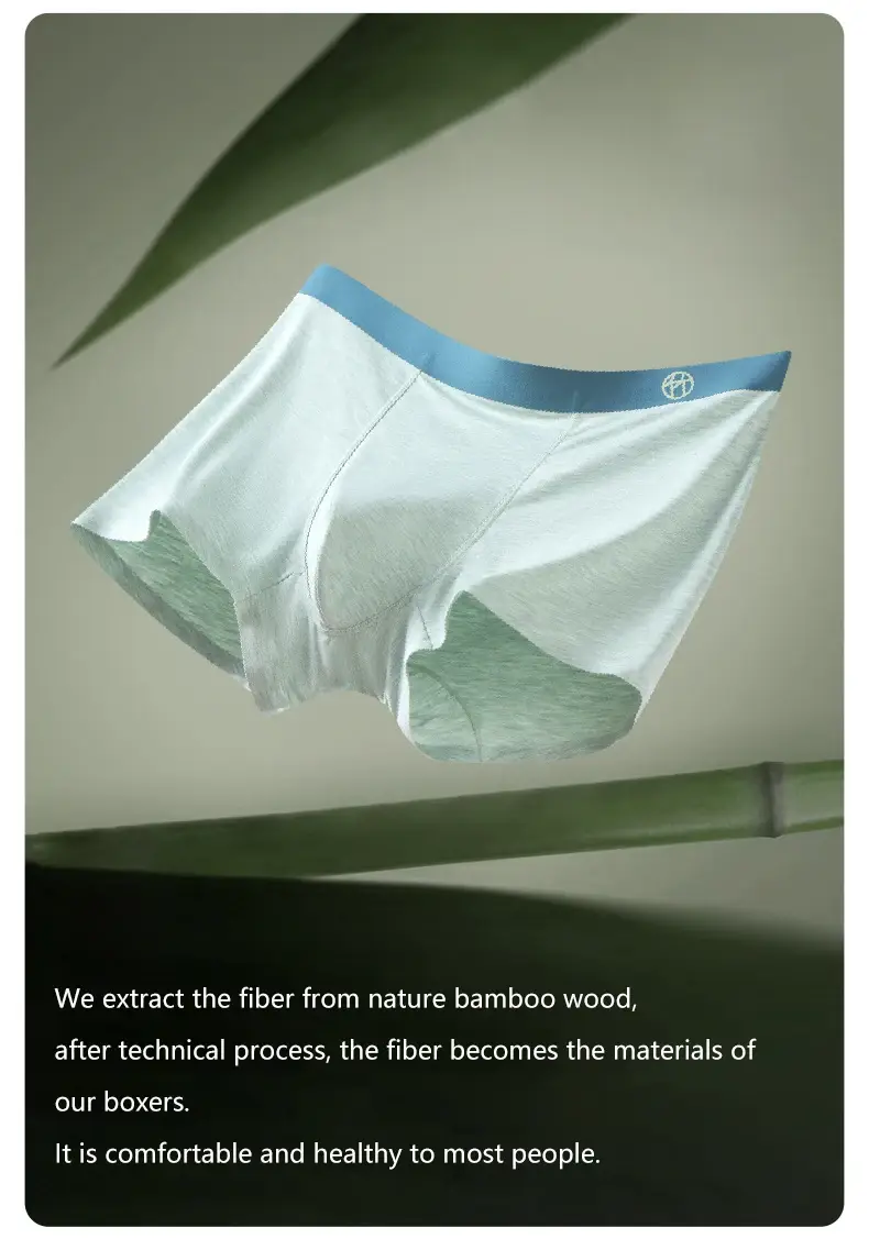 3pcs Bamboo Fiber Man Underwear Comfortable Breathable Men Boxers Regenerated Fibers Underpants L XL XXL 3XL 4XL Man Panties