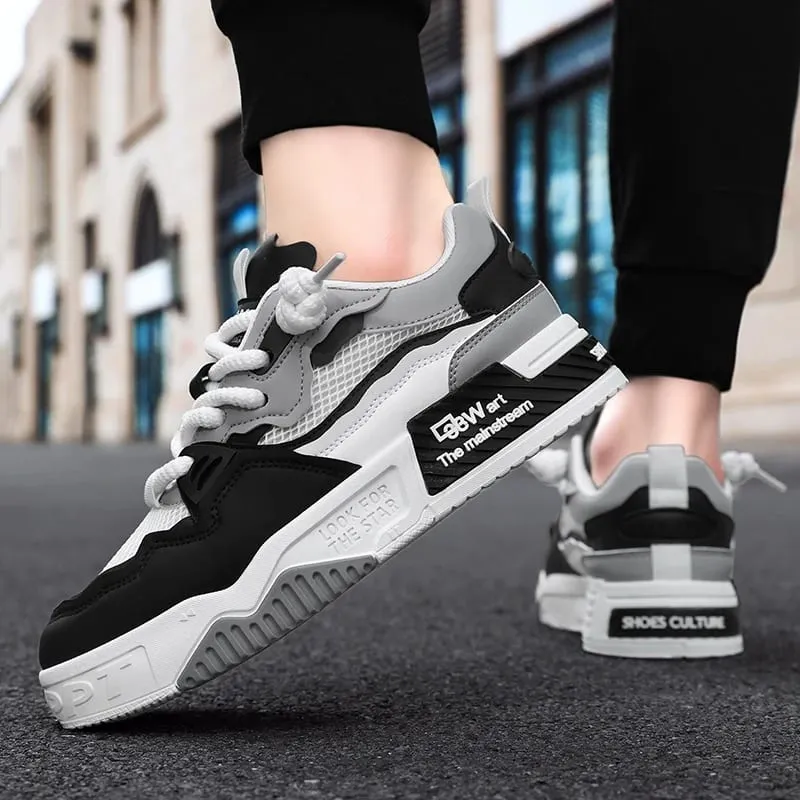 Breathable men's shoes casual skate shoes sports shoes daily fitness training outdoor hiking street walking. Unisex suitab
