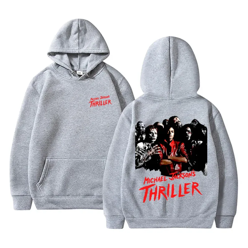 2026 new Classic Vintage Michael Jackson Thriller Hoodie Men Women Retro Gothic Rock Horror Sweatshirts Men's Punk Streetwear