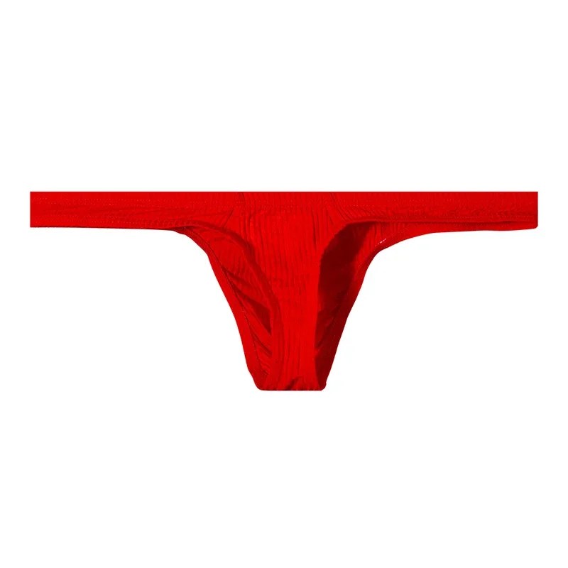 Cotton Men's Big Pouch Thong Panties Men Cotton Sports Running Underwear Comfortable Seamless Male G-string Briefs