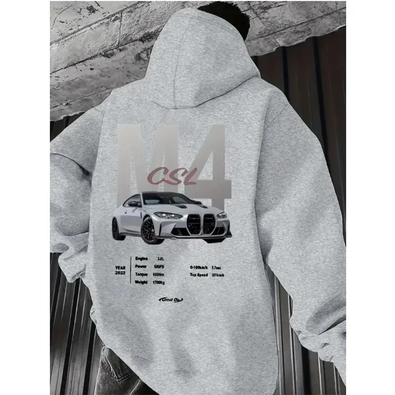 Fashion Men Women Unisex F40 Car Hoodies 2025 Autumn Winter Casual Sweatshirts JDM Streetwear Hoody Tops men clothing — image 5