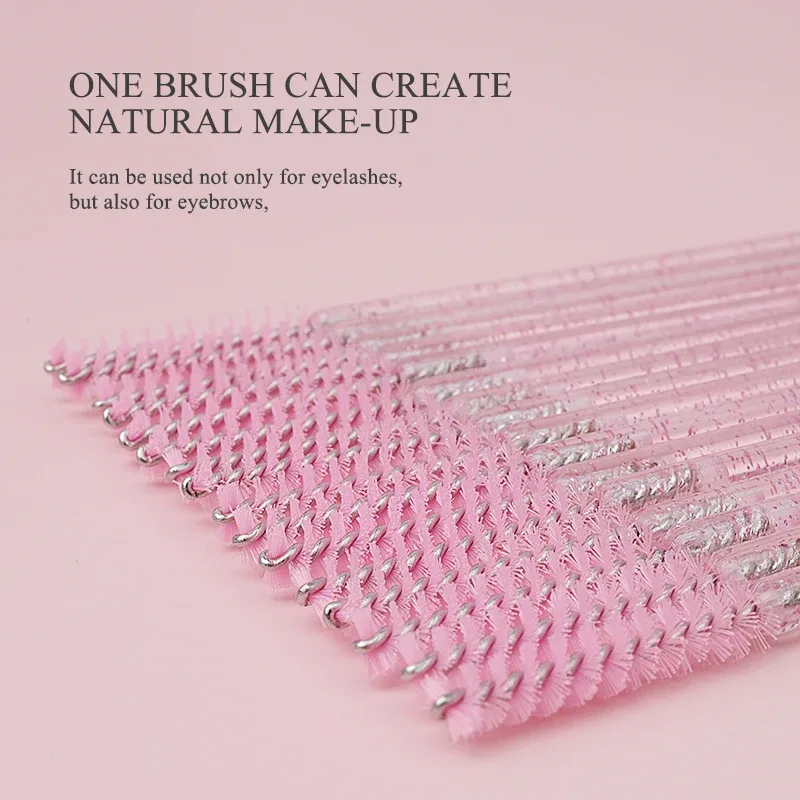 50/100pcs Disposable Mascara Wands Eyelash Spoolies Brushes Micro Lash Extension Tool Makeup Beauty Cosmetic Supply