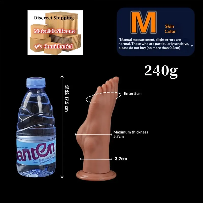 Feet Style Anal Plug Big Silicone Ass ButtPlug Deep Masturbator Dildo Dilator Stimulator Anal Dildo Adult Sex Toy For Women 성인용품