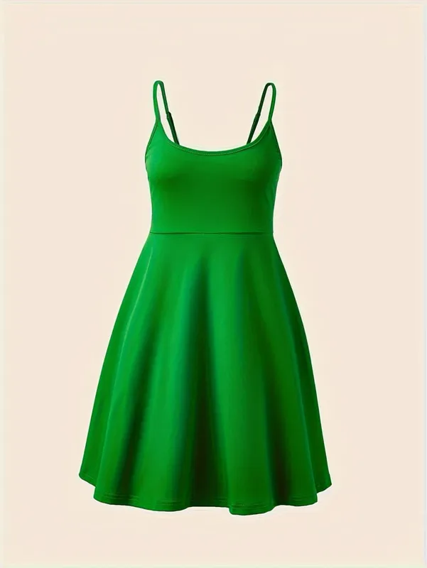 New Casual and Fashionable Women's Suspender Dress in Summer and Autumn