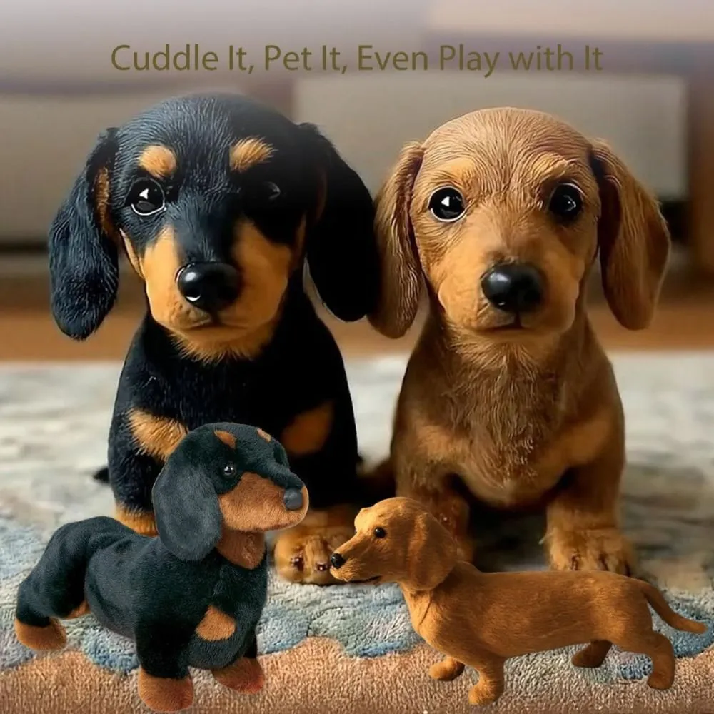 New Design Soft Dog Plush Toy Mimics Natural Movement Simulation Mimic Plush Cute Gift Stuffed Toys for Emotional Support