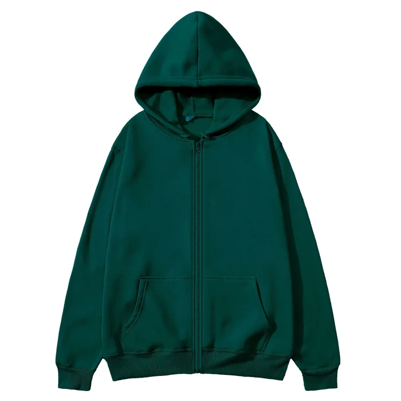 Women Fleece Zip Up Hoodies Running Sports Sweatshirts Fashion Female Classic Casual Zipper Jackets Y2k Hip Hop Streetwear