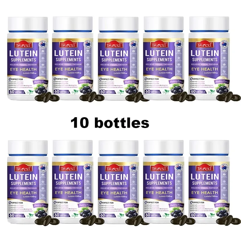 Trorexl Restore Vision Lutein Extract Supplement for Eye Strain Relieve Eye Fatigue Red & Dry Eye