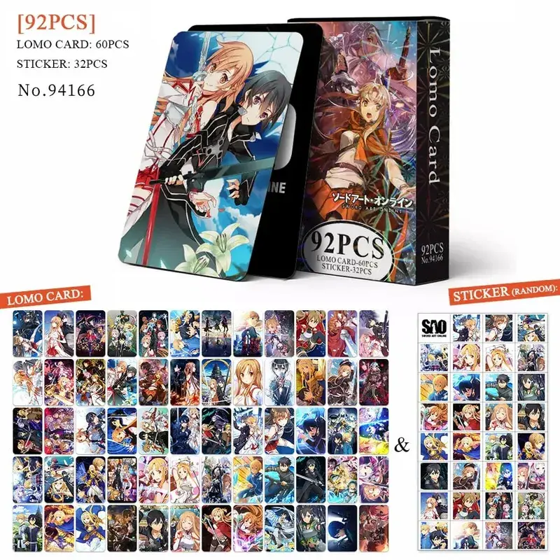 Anime Aanval op Titan‌ Lomo Kaart Ansichtkaart Speelgoed Haikyuu Apotheker Dagboeken Honkai Star Rail Collectie Kaarten Met Stickers Gift