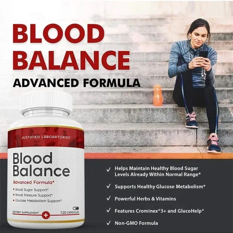 Blood Balance Supplement L Healthy Cholesterol & Triglyceride Levels Blood Sugar Blood Pressure Glucose Metabolism Support — image 6