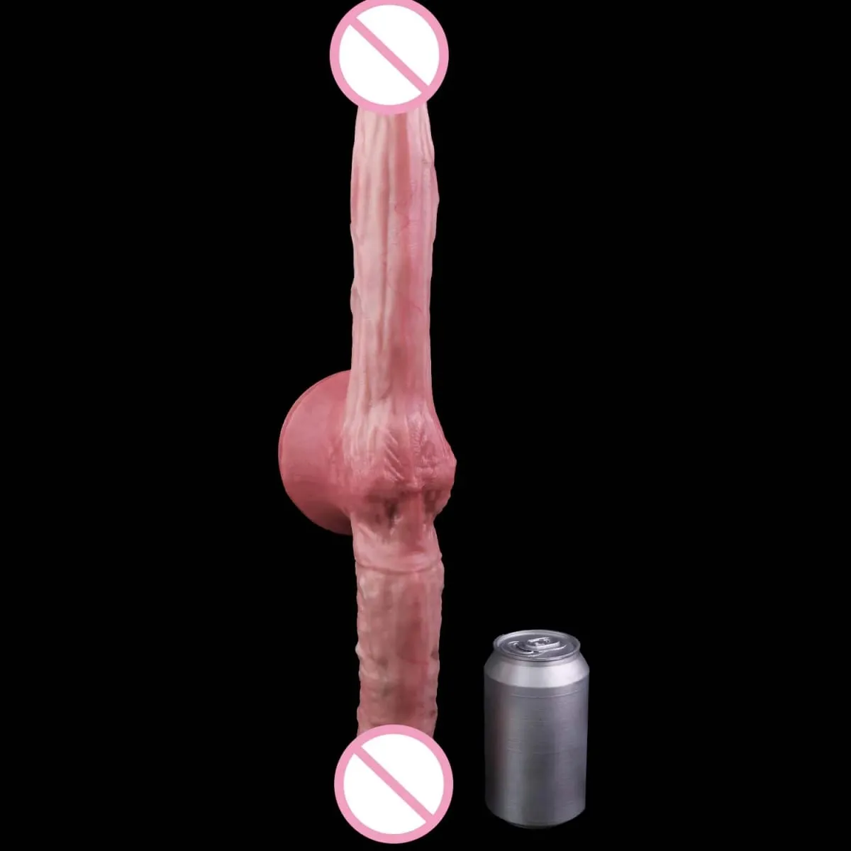 47Cm Thực Tế Dài Dương Vật Giả 2 Đầu Hậu Môn Âm Đạo Kích Thích Đồ Chơi Tình Dục Có Mút Dành Cho Các Cặp Đôi Đồng Tính Nữ Người Đồng Tính Nam trưởng Thành Dụng Cụ