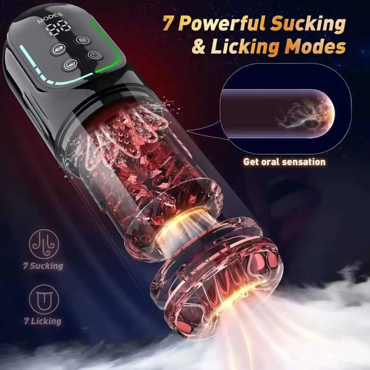 Automatic Male Masturbator Telescopic Rotation Vagina Masturbation Equipment Sex Toys for Men Goods for Adults Piston Mastubator