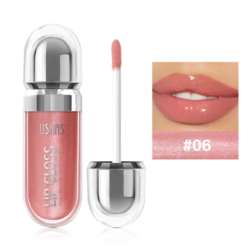 Shimmer Lip Gloss 12 Shades Glass High Shine Μη κολλώδες Ενυδατικό Μακιγιάζ χειλιών που γεμίζουν μεγάλη διάρκεια