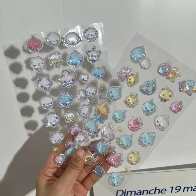 3D Stickers Cartoon Sticker Accessories Cute Stickers Seal 3d Phone Stickers Notebook DIY Stickers ボンボン ドロップシール