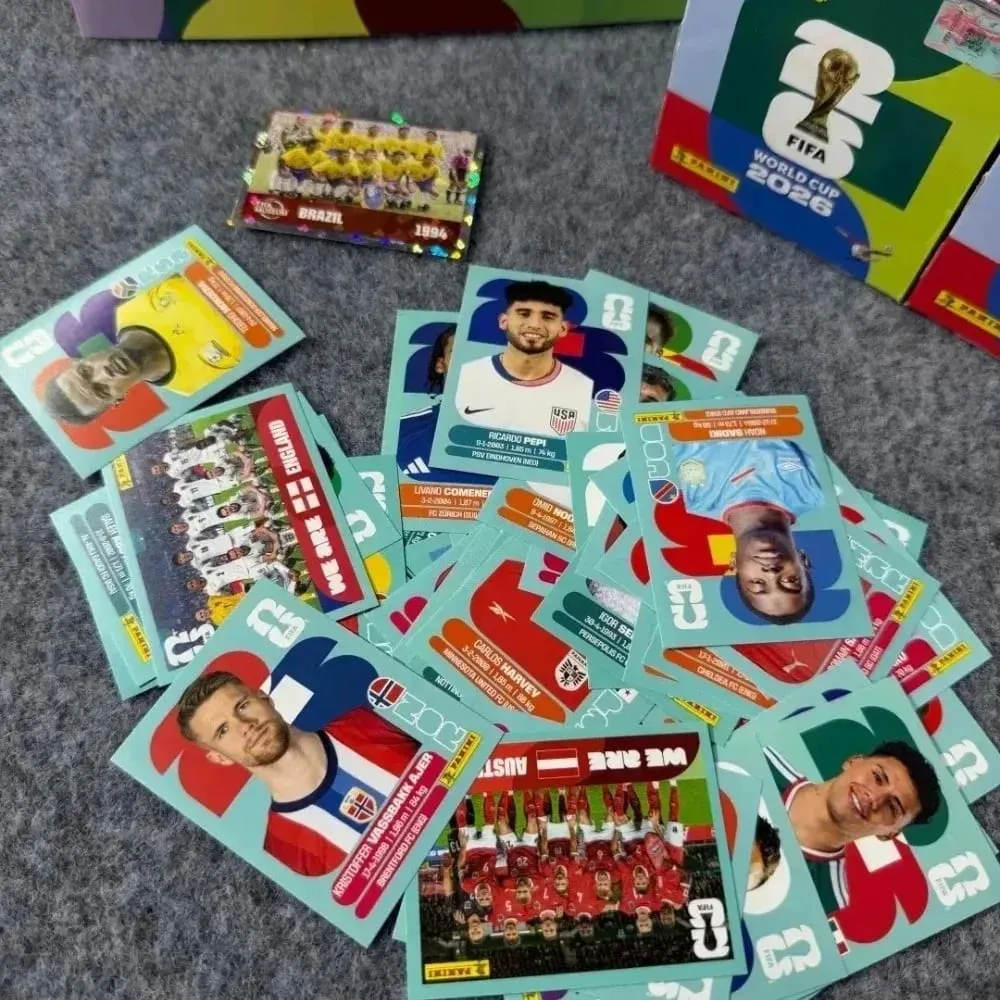 Hot Sales Panini Official 2026 FIFA World Cup Soccer Stickers Limited Edition Sticker Packs Fan Memorabilia gift Good Gift