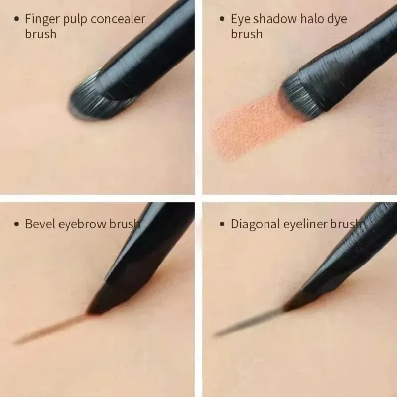 6PC Eyes Makeup Brushes Set Professional Soft Contouring Eyeshadow Eyeliner Eyebrow Brush Women Facial Beauty Cosmetic Tool C511