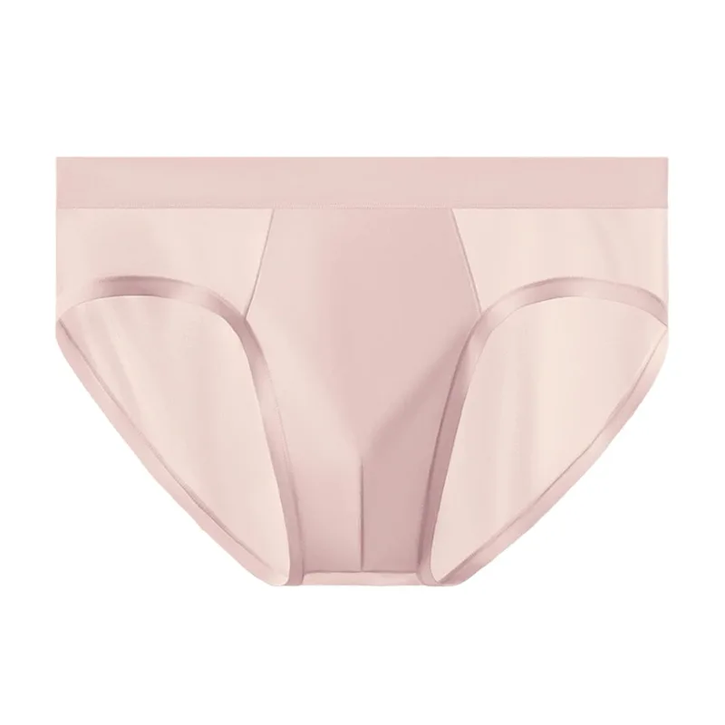 Men Ice Silk Seamless T-Back Mesh Sheer Brief Underwear Ultra-Thin Lingerie Mid Rise Calcinha Cool Extreme Men's Panties Classic