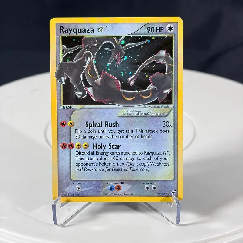 Proxy Cards EX Series Rayquaza Gold star Charizard Gengar Pikachu Hobbies Hobby Collectibles Game Collection Anime Cards