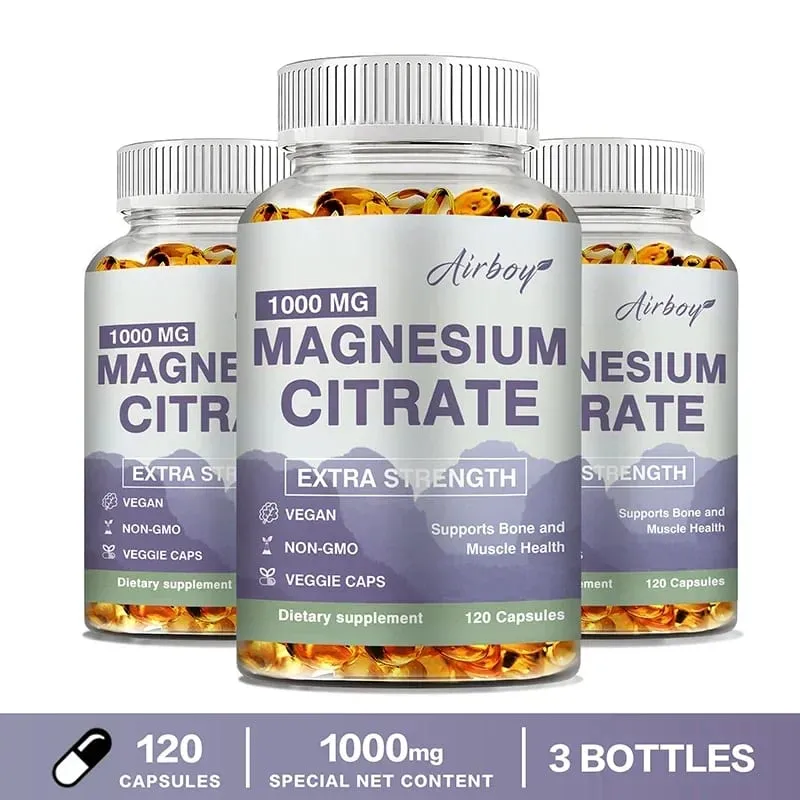 Magnesiumcitrat – Ergänzung zur Stressentspannung, Knochen, Schlaf, Herzgesundheit, Nerven, Muskeln und Stoffwechsel — image 8