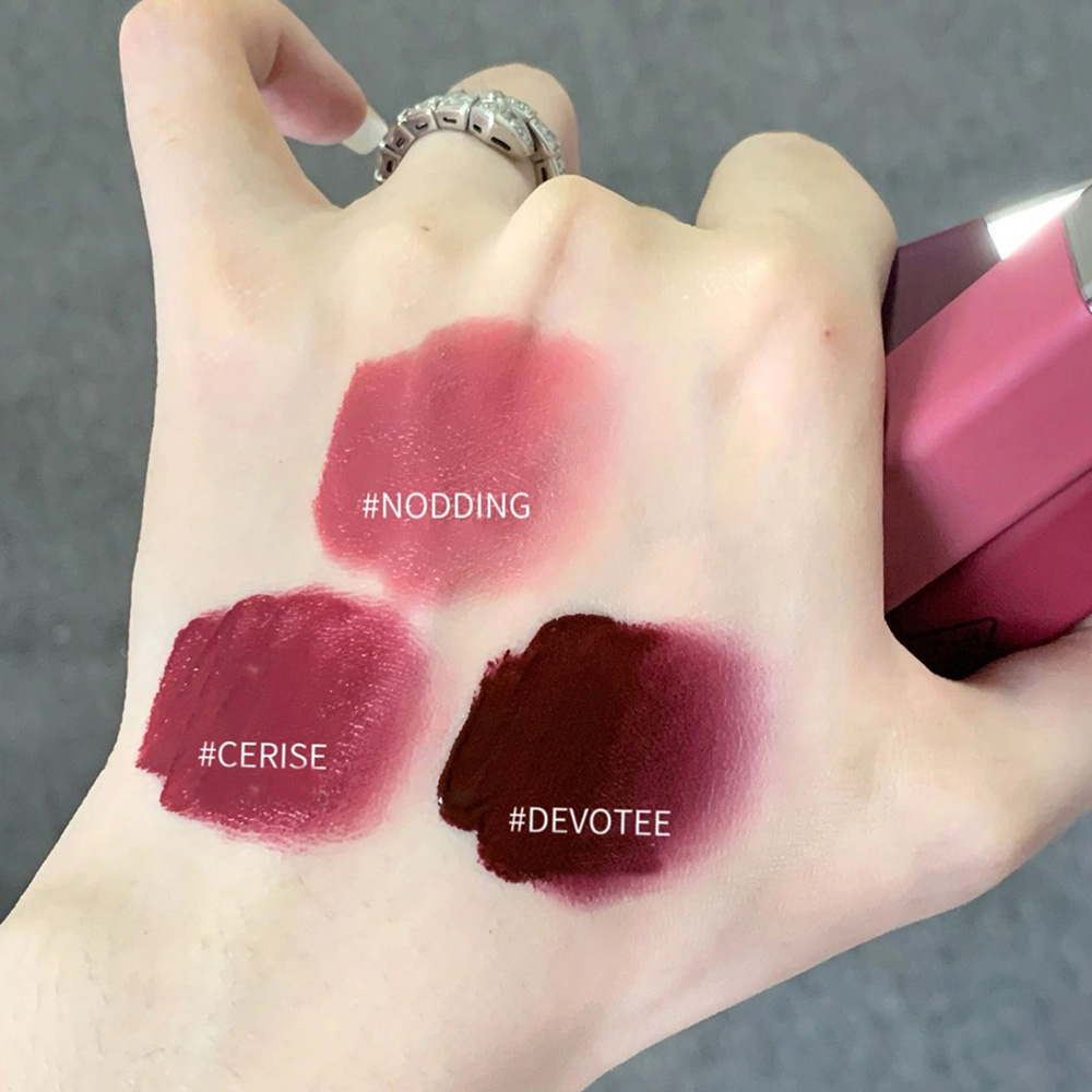 Cappuvini Matte Velvet Lip Glaze, feuchtigkeitsspendender, glatter, langanhaltender Lippenstift, Make-up-Lipgloss