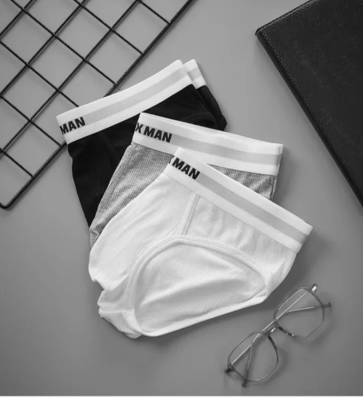 3Pack Summer Single Layer Mens Underwear Low Rise Briefs para sa Mga Lalaki Elastic Comfort Fit Underpanties Ropa Interior Hombre — image 9
