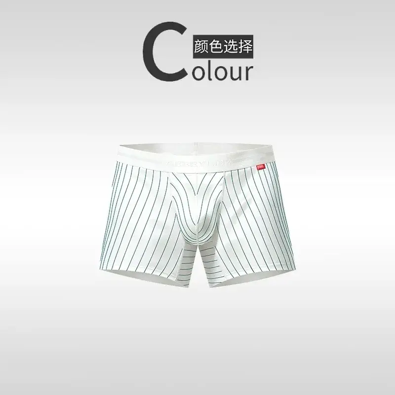 Men's Hot Underwear Home Stripes Boxer Quick Dry Breathable Shorts Running Hiking Gym Yoga Sport Pants