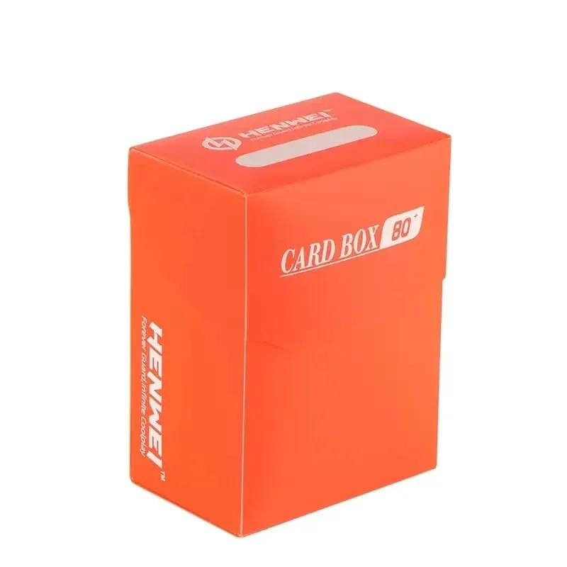 80+Card Deck Box PP Material Portable Many Color TCG Cards Case for MTG/YGO/TCG Gathering PP Storage