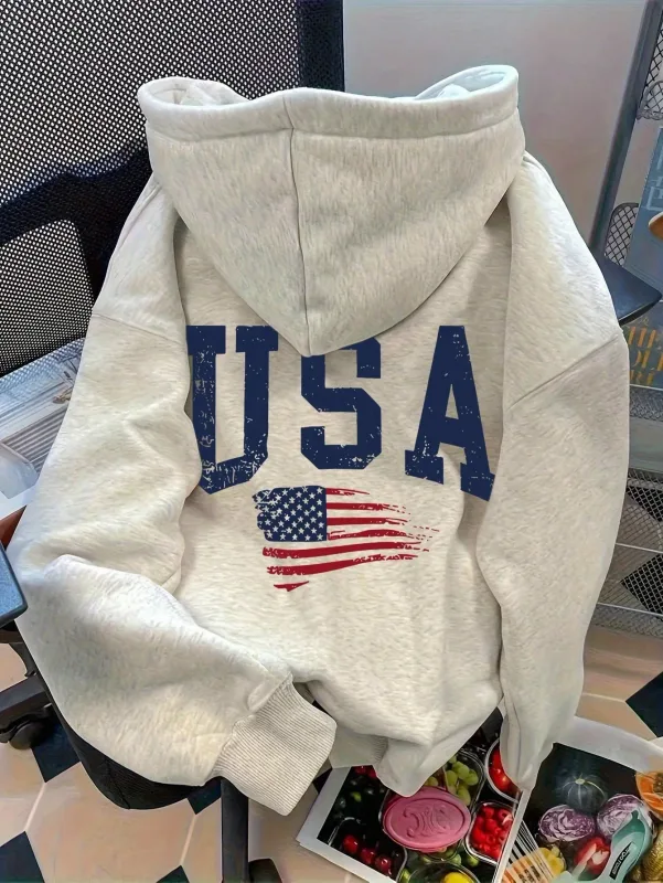 Autumn winter men's and women's kangaroo pocket hooded long sleeved hoodie with multiple prints trendy and fashionable hip-hop