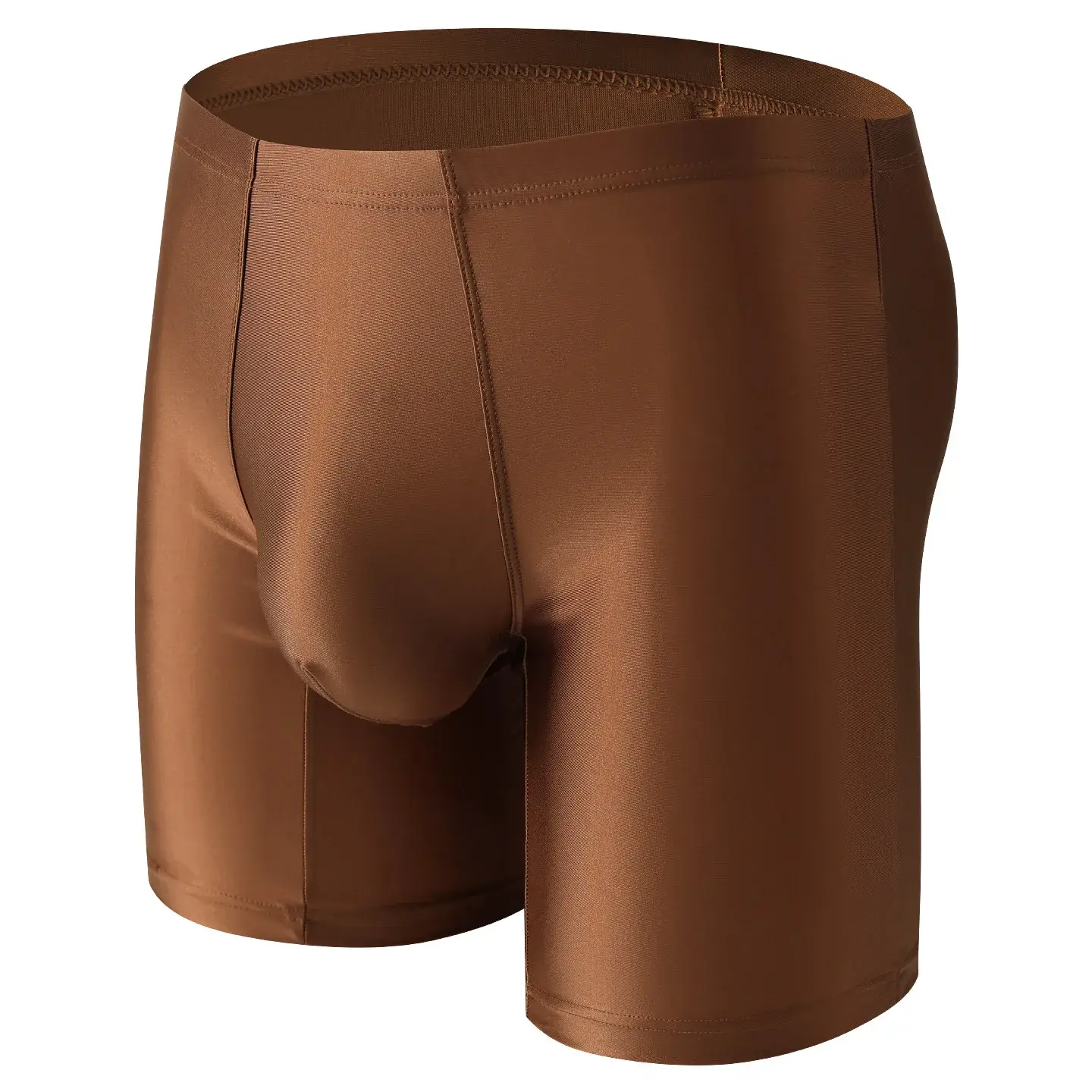 Sous-vêtements pour hommes Boxers homme solide mince glace soie jambe étendue Boxer Shorts Ropa taille moyenne culotte de sport hommes caleçons M-XXL