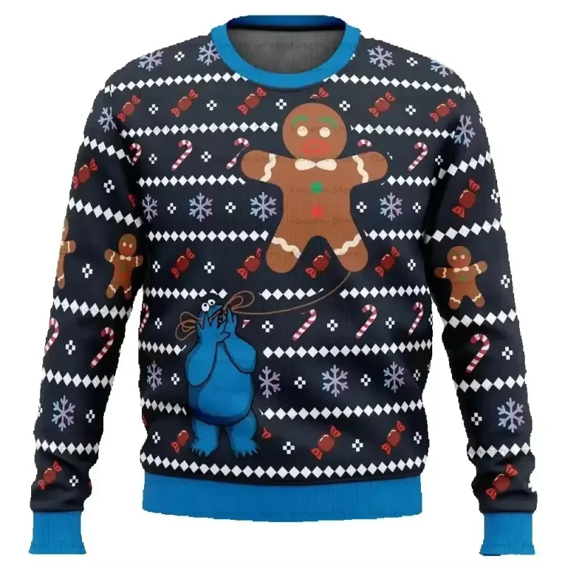 Captain Picard Star Trek Ugly Christmas Sweater Cartoon Anime Women Men Pullover Tops 2026 New Fashion Couple Hoodie Sweatshirt