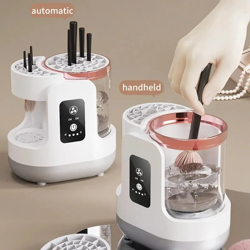 Electric 3 IN 1 Makeup Brush Cleaneing Machine Makeup Brush Dryer Portable Automatic USB Cosmetic Brushes Cleaner Tool