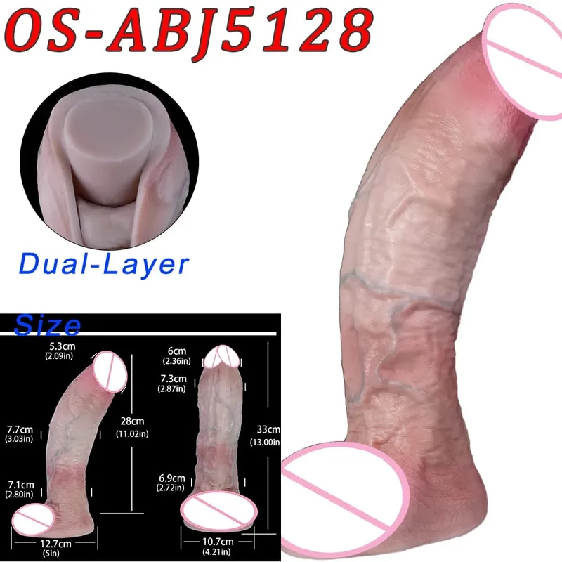 47Cm Thực Tế Dài Dương Vật Giả 2 Đầu Hậu Môn Âm Đạo Kích Thích Đồ Chơi Tình Dục Có Mút Dành Cho Các Cặp Đôi Đồng Tính Nữ Người Đồng Tính Nam trưởng Thành Dụng Cụ