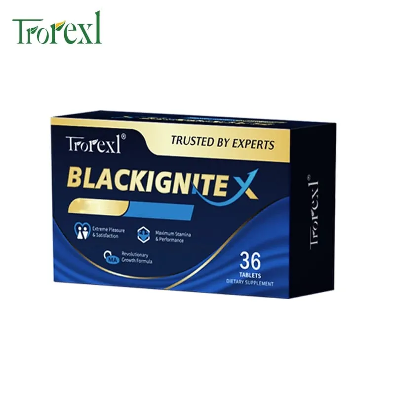 BlackIgnite X tablety Doplněk ústřice a ženšenu Zesilovač síly Rozšířená aktivita pro jistý výkon