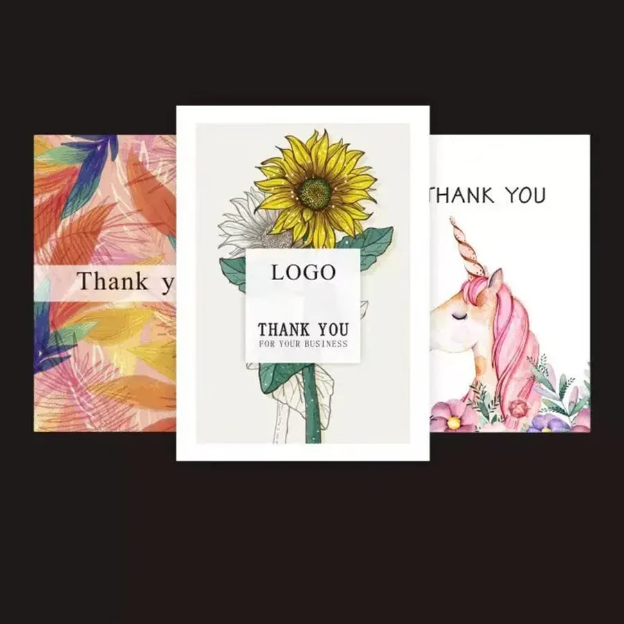 10-200pcs Customized Premium Business Cards High Quality Printed Invitation Cards Greeting Cards Postcards Personalized Gifts