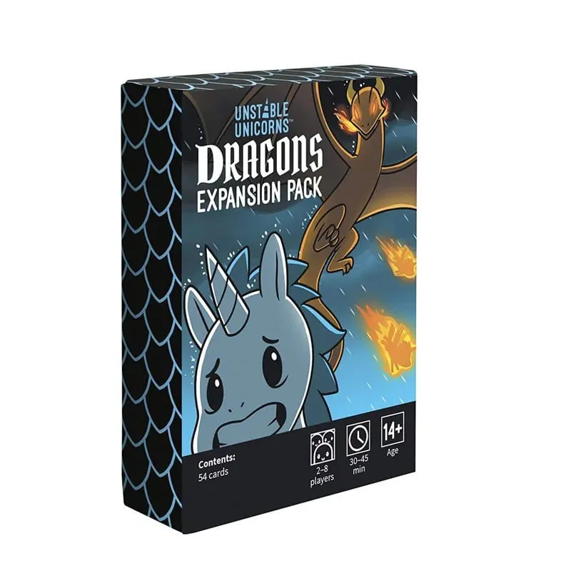 Unstable Games Here to Slay Card Game Unicorns Here to Sleigh Holiday Expansion Pack Family Game Night Strategic role Card Game