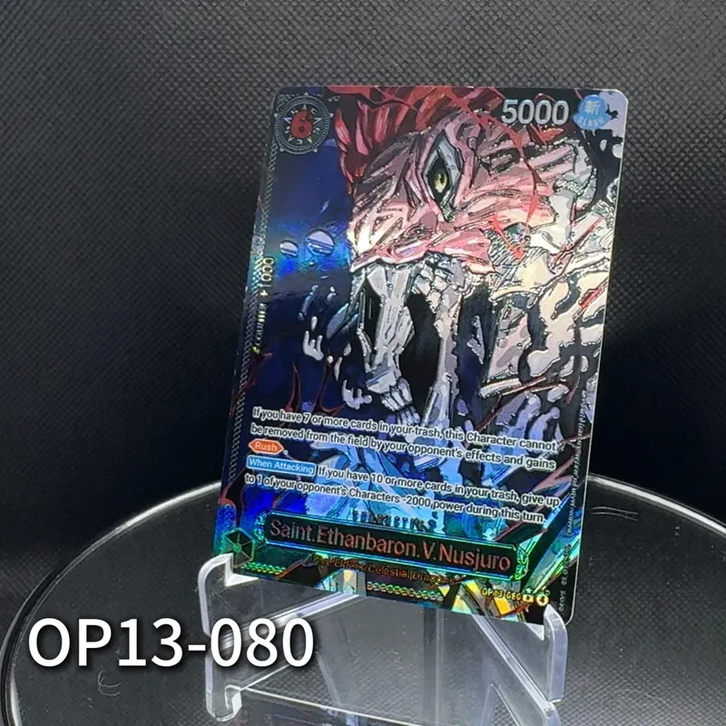 One Piece TCG OPCG English Character Card OP13 5 Siant Nusjuro Saturn Ju.Peter Warcury Mars Imu Deck Textured Foil Card