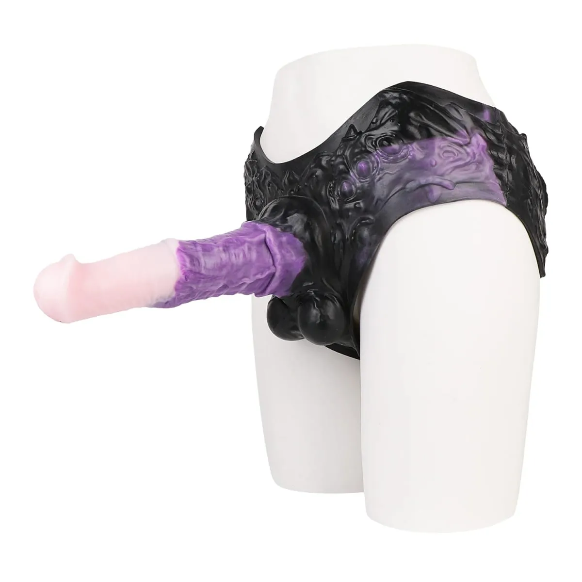 Strap On Long Horse Dildo Sheath Silicone Harness Dildo Panties Wearable Penis Sleeve Adult Sex Toy for Men Reusable Condom