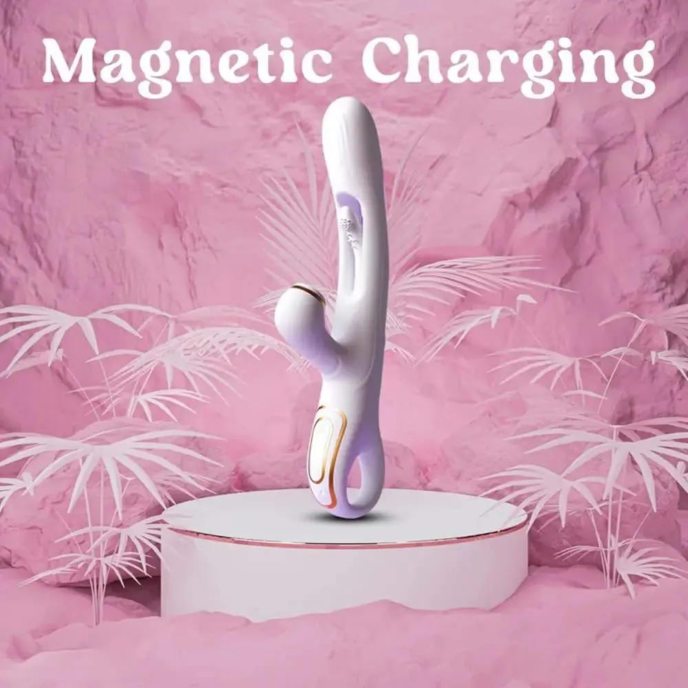 Vagina Sucking Vibrator Flapping G-spot Dildo for Women Nipple Vacuum Sucker Clitoral stimulation Sex Toys Adults Masturbator — image 5