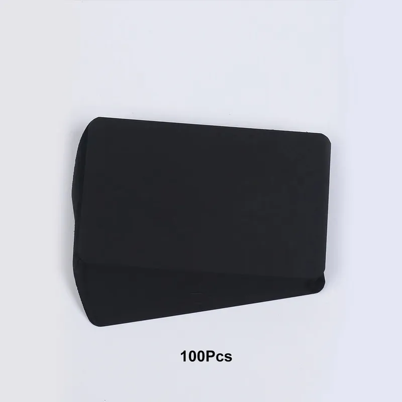 100Pcs Blank Cards 9x5.5cm Thick Cardstock Business Gift Cards Message Note Cards School Supplies White Black