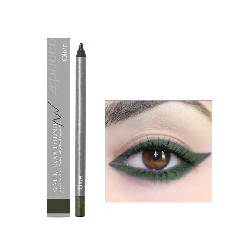 Waterproof Eyeliner Pen Natural Outline Line Quick-Drying Beginner-Friendly Eye Makeup Anti Smudge Eyeliner Eyes Makeup Cosmetic
