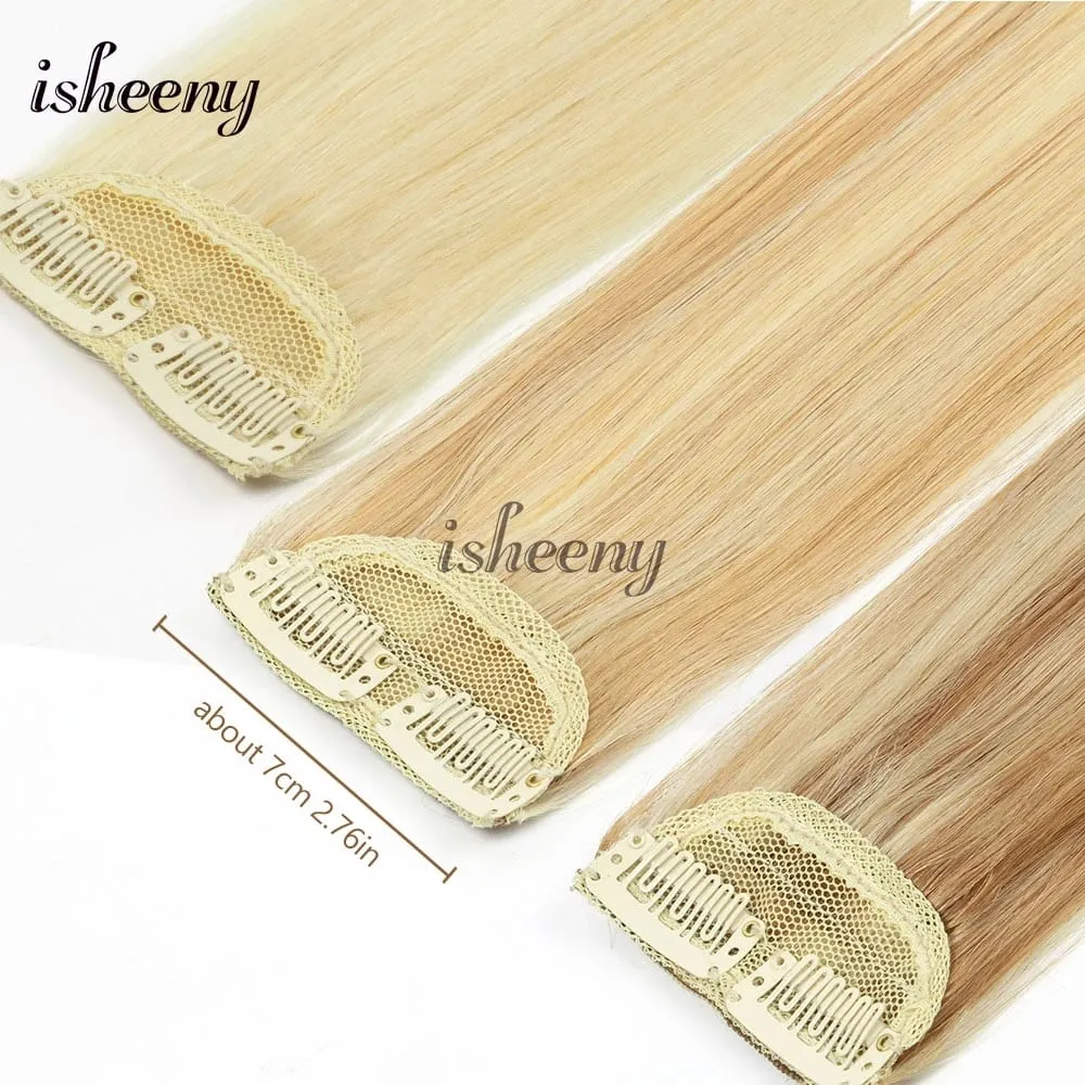 12"-18" Invisible Short Hair Pad Clip In Remy Human Hair Extensions 5pcs/pack Mini Clip In Hair 2 Clips On Machine Hair Weft