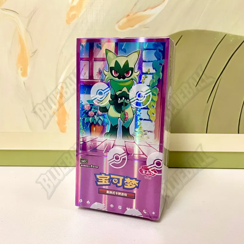 Pack de gemmes pokemon Violet écarlate Original Vol6, boîte fine TCG, cartes de combat à collectionner, Version chinoise simplifiée, jouets, cadeau