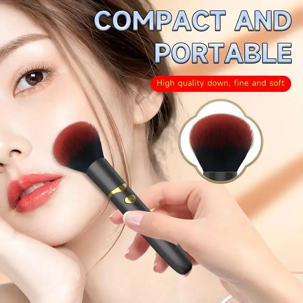 Brosse de maquillage électrique à vibrations à 10 vitesses, brosse cosmétique Rechargeable par USB pour poudre liquide, correcteur de fard à joues