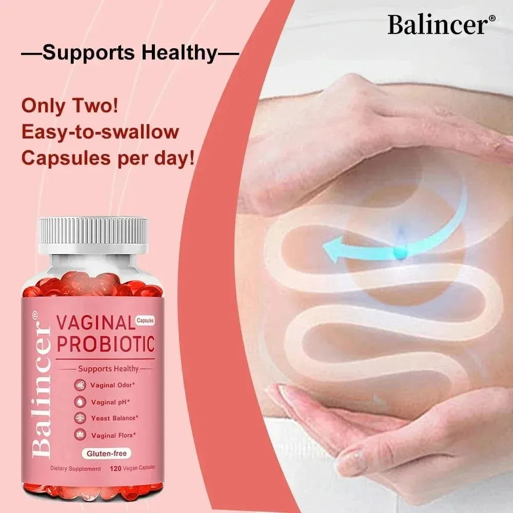 Probiotics Capsules for Women Promote Vaginal Health Yeast Balance Bloating & Digestion Immune Support Energy Boost