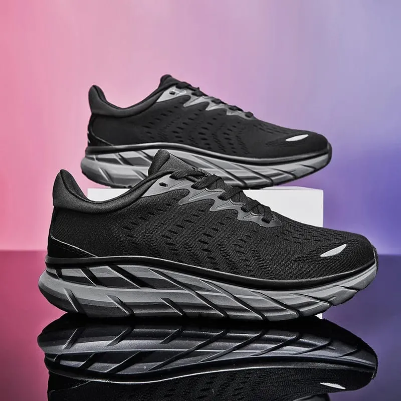 Leisure Running Shoe Breathable Summer Running Shoes Men's Lightweight Fitness Shoes Outdoor Men's Cushioned Sports Shoes