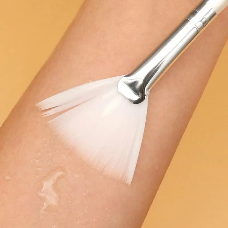 5/10pcs Fan Shape Foundation Makeup Brushes Multifunctional Facial Mask Brush Essential Oil Women Beauty Makeup Tools Brush