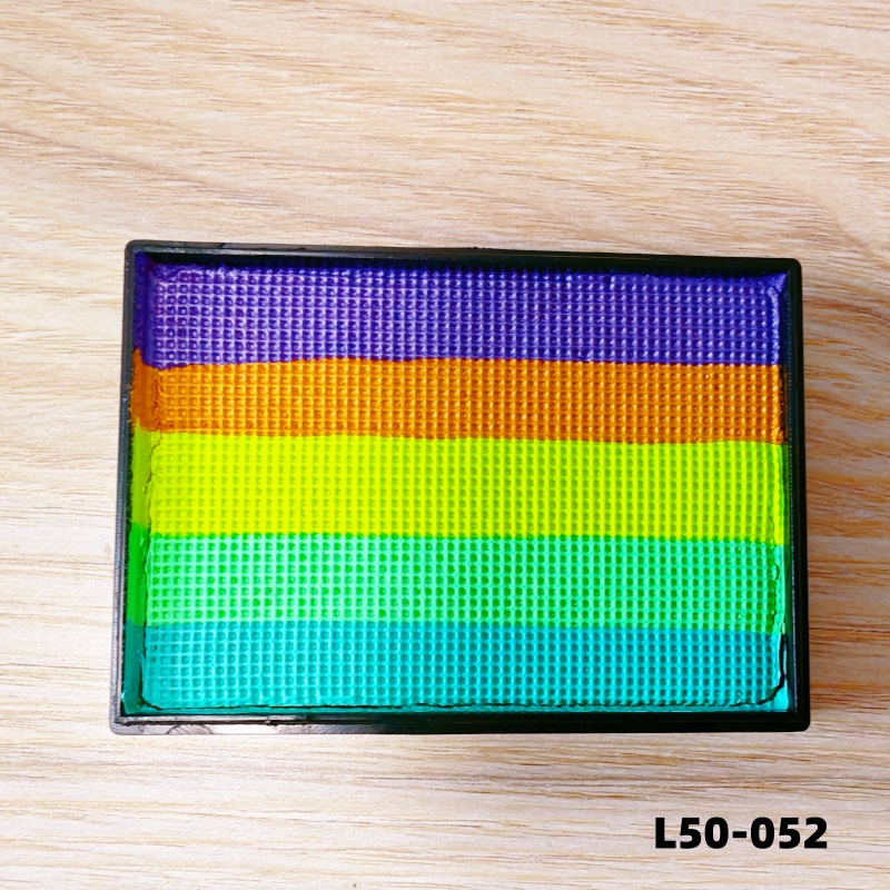 50g Face Body Paint Split Cake Rainbow Water Based Eyeliner No-Toxic Washable Supplies