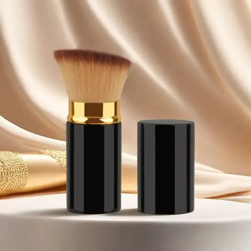 Travel Portable Makeup Brush Set with Storage Bag Blush Foundation Brush Cosmetic Brushes for On-the-Go Beauty Essentials