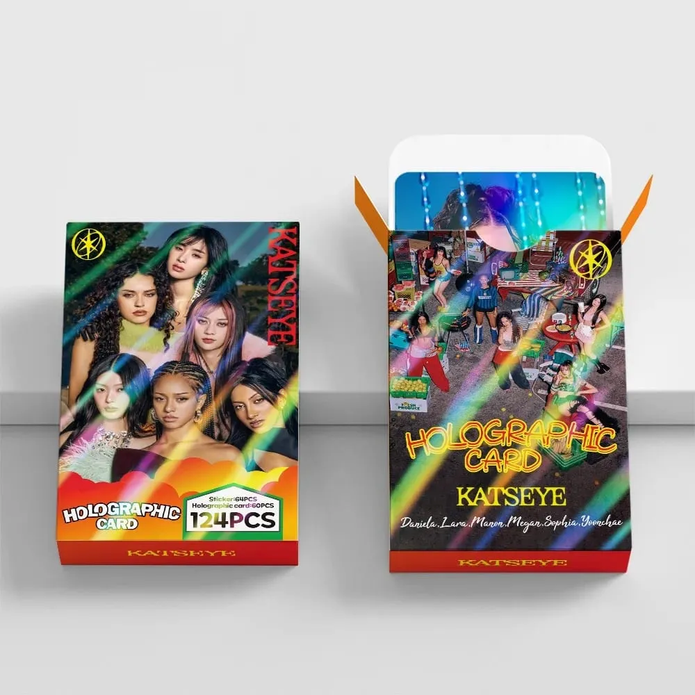 124PCS Korean Hot Idol MANON SOPHIA DANIELA LARA MEGAN YOONCHAE Self Made HD Lomo Cards Fans Collect Small Crds Fans Gifts
