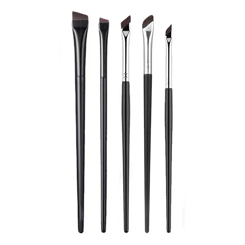 【SSummer10】Brow Contour Makeup Brushes Eyebrow Eyeliner Brush Professional Super Thin Angled Liner Eye Brush Make Up Tools【SS】